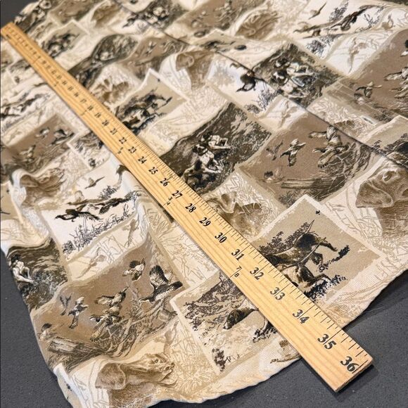 RedHead Beige and Black sz XLT 100% cotton duck hunting theme long sleeved shirt - Picture 5 of 15